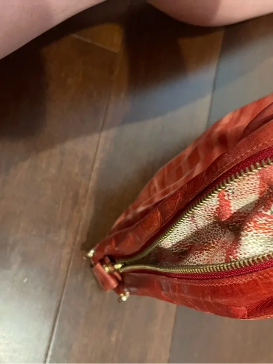 miss max red orange shoulder purse - Picture 11 of 13